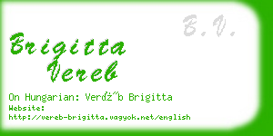 brigitta vereb business card